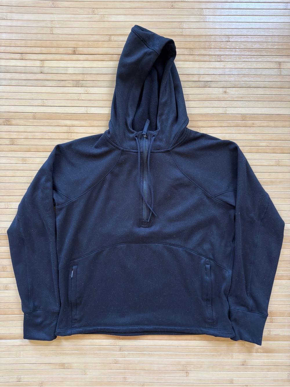 Athleta Women’s Black Half-Zip Hoodie